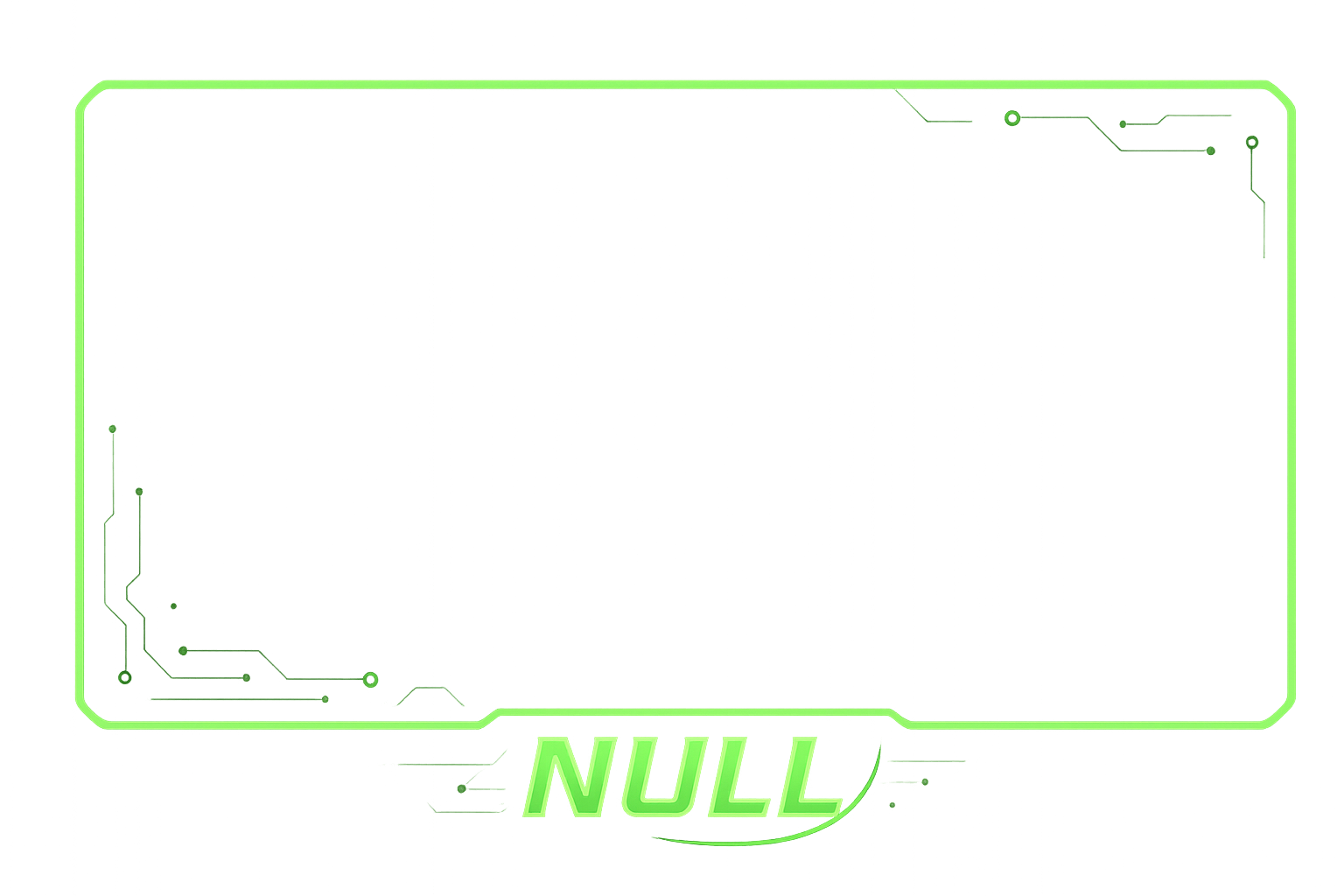 Null Streamer Border